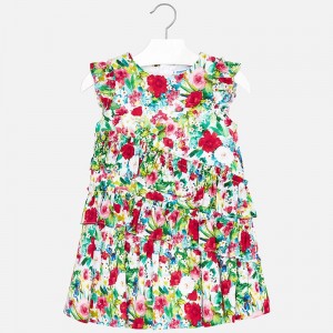 Rochie volanase flori fetita Mayoral 3931PV19VRD1